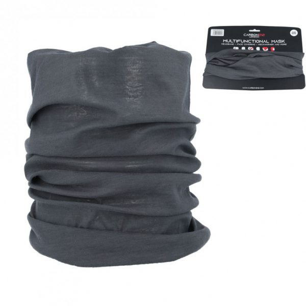 Carbon212 Multifunctional Neck Snood Hairband Tube Gaiter Sports Running Headband - Charcoal