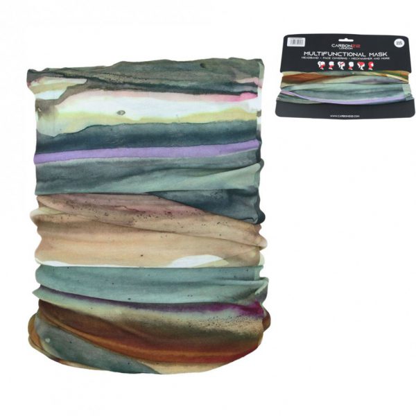 Carbon212 Watercolour Multifunctional Neck Snood Hairband Tube Gaiter Sports Running - Mix