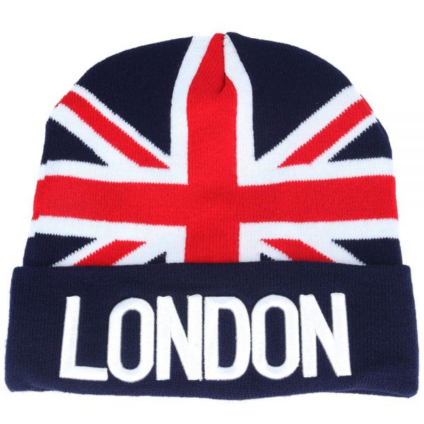 Maz London Union Jack Beanie - Blue
