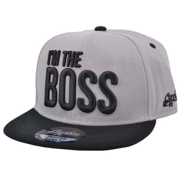 Carbon212 I'm The Boss snapback caps - Grey