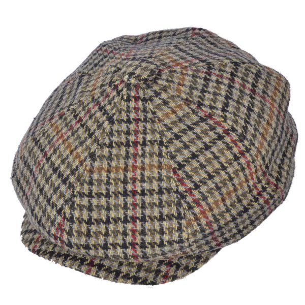 G&H Tweed Newsboy Cap - Multi-C