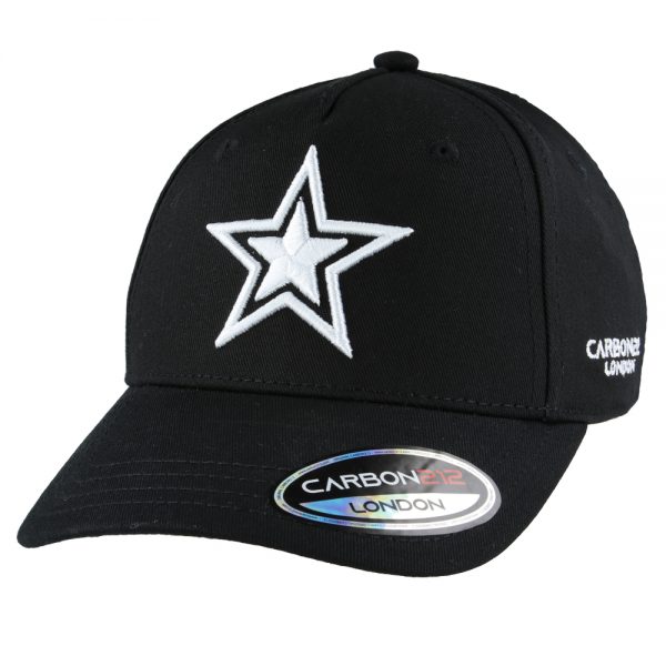 Carbon212 Youth Star Baseball Cap - Black