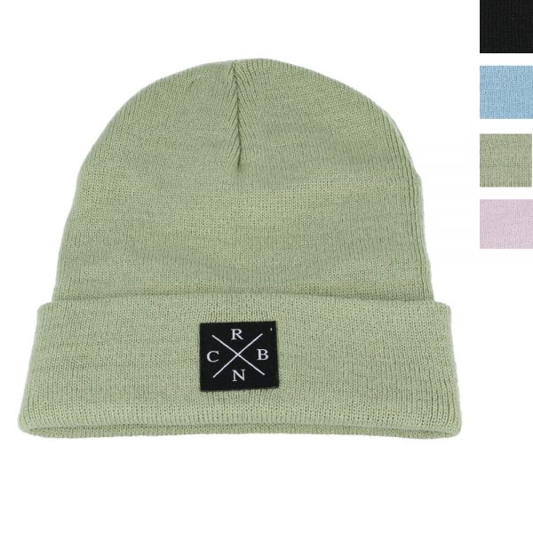 Carbon212 Unisex CRBN Heritage Vintage ribbed Knitted Beanie