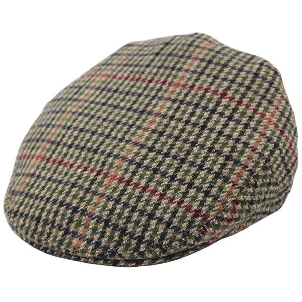 G&H Tweed Flat Cap - Green