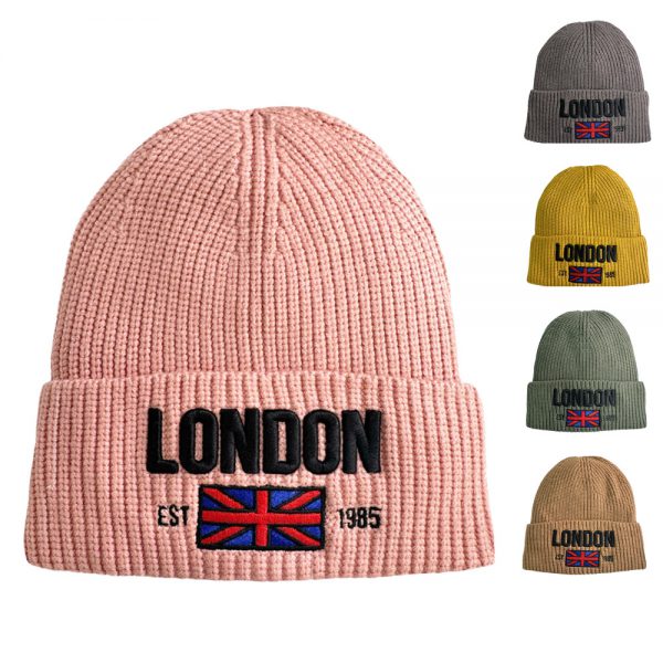 Maz London Union Jack Short Beanie - Assorted Colours