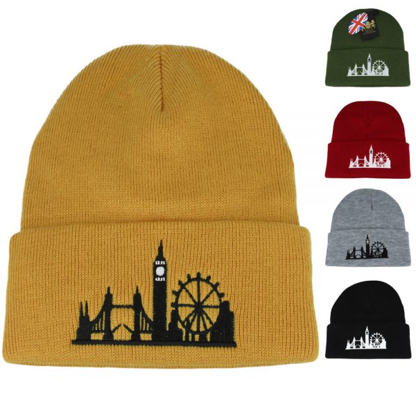 Maz London Eye Big Ben Tower bridge Beanie - Assorted Colours