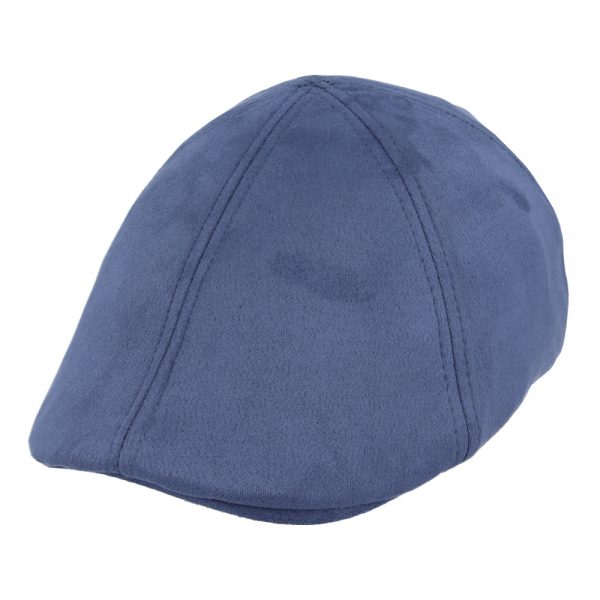 Maz Duckbill Six Panel Suede Flat Caps