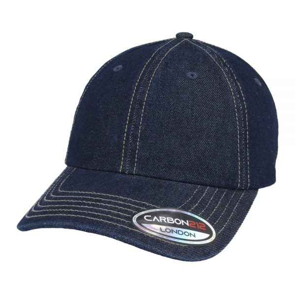 Carbon212 Dad Denim Caps - Dark-Blue