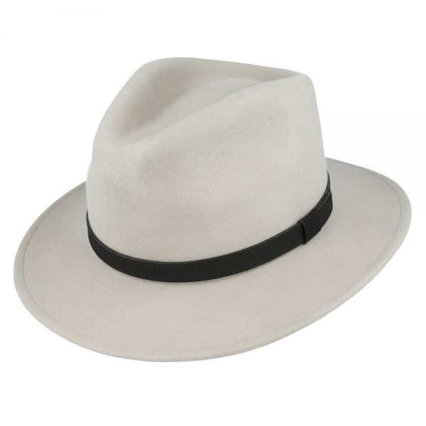 Maz Wool Felt Fedora Hat - Sand