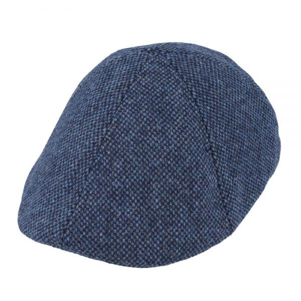 Maz Duckbill Six Panel Wool Tweed Flat Cap