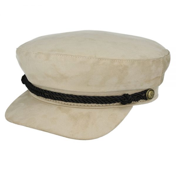 Suede Sailor, Captain, Fisherman Caps
