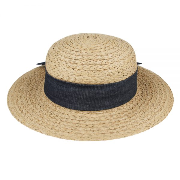 Women's Summer Paper Straw Beach Handmade Pork Pie Hats