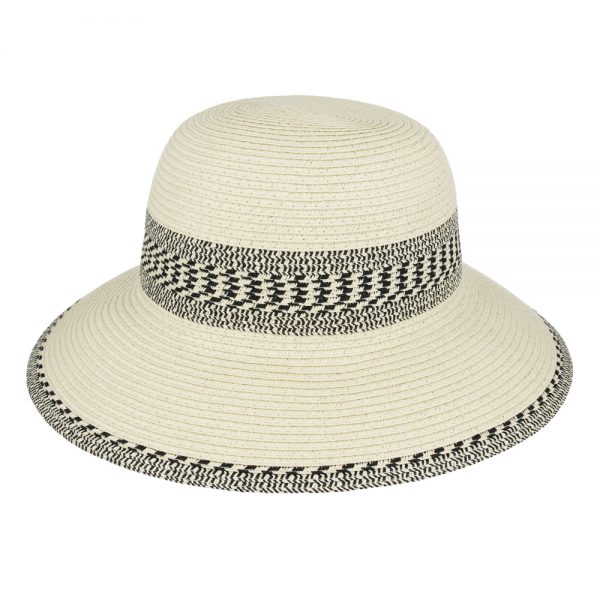 Women's Paper Straw Vintage Style Floppy Hat