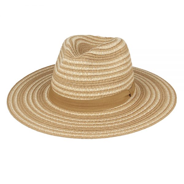 Women's Paper Straw Vintage Style Fedora Hat