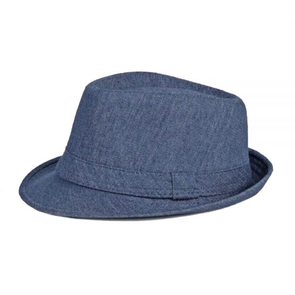 Unisex Denim Trilby - Blue