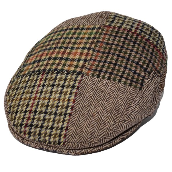 Kids Patch Flat Cap - Multi/c