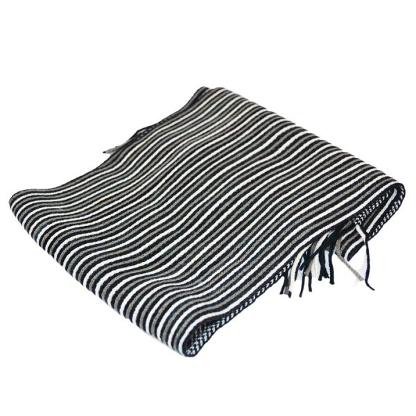 Maz Stripe Woollen Scarves - Mix Colours