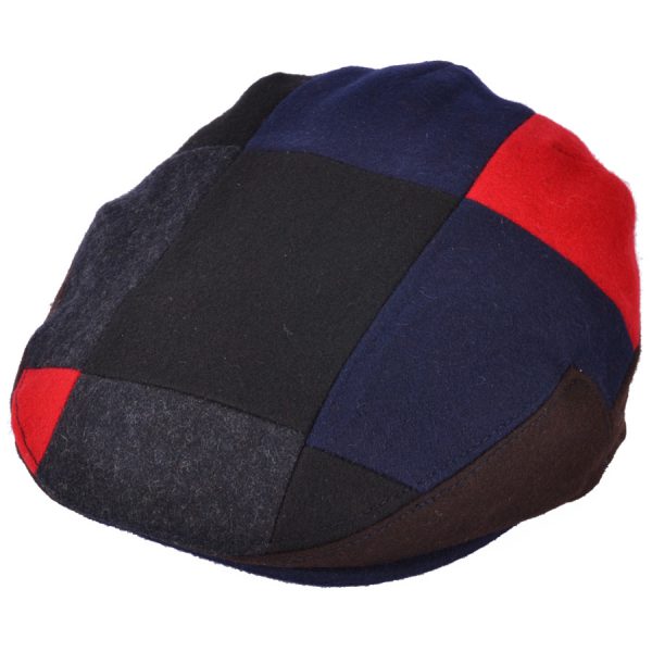 Multi Patch G&H Flat Cap
