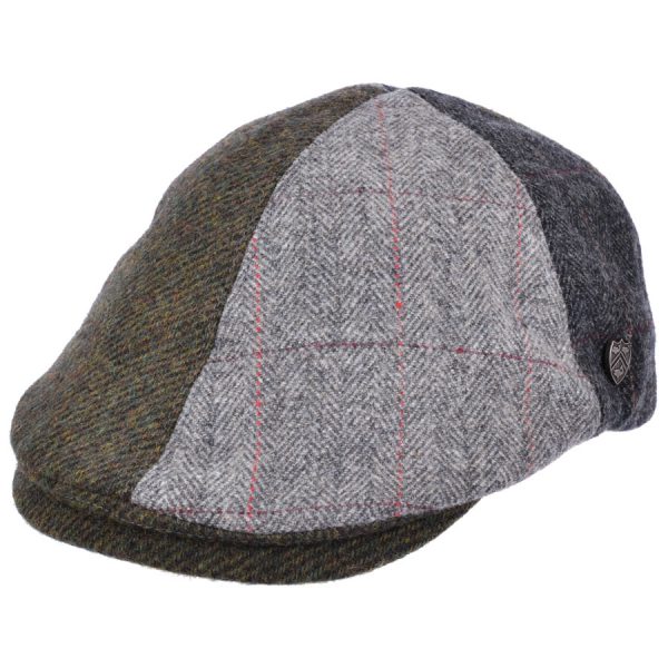 GLADWIN BOND HERRINGBONE PATCH SIX PANEL CAP – Multi/Col
