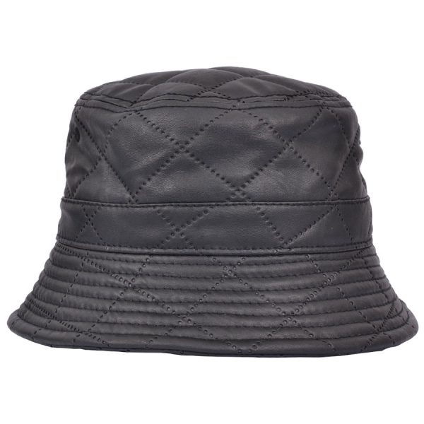 CARBON 212 PACKABLE BUCKET HAT - QUILTED PVC- Black