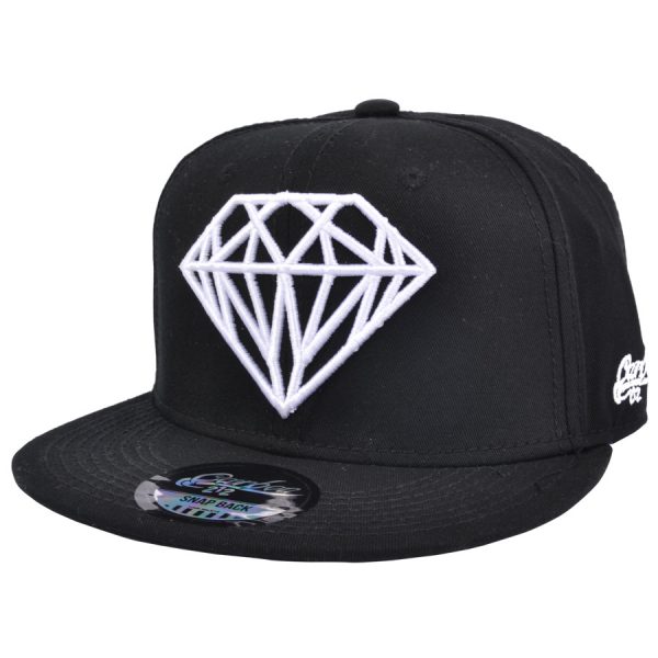 Carbon212 Diamond Snapback Cap - Black