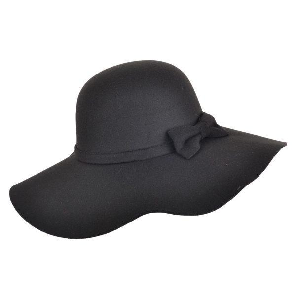 Maz Cotton Floppy Hat - Black