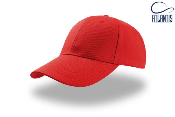 ATLANTIS ZOOM CURVE BASEBALL CAP - RED