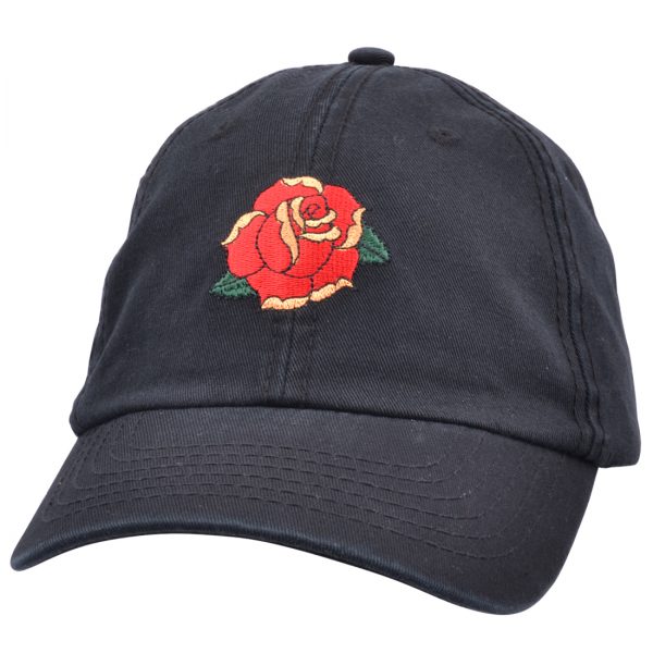 Carbon212 The Hundreds Rose Dad Caps - Black