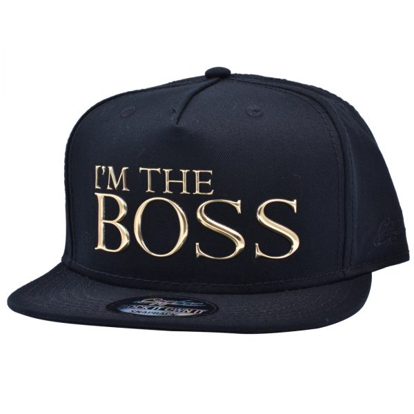 CARBON212 HOTPRESS I’M THE BOSS SNAPBACK – BLACK/GOLD