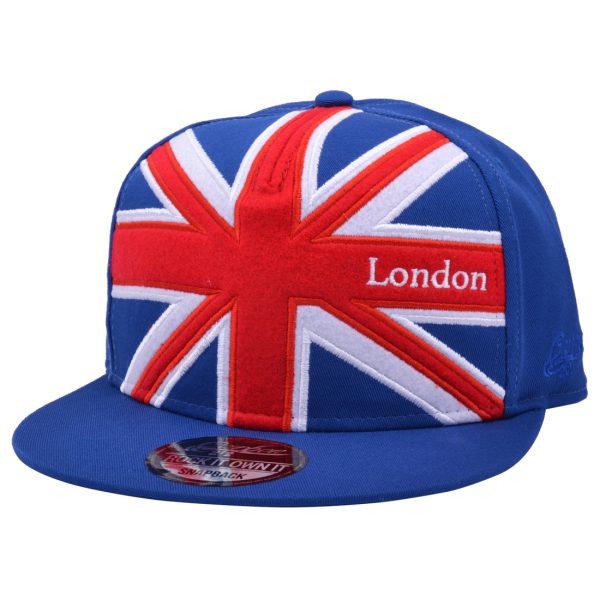 CARBON212 LONDON UNION JACK SNAPBACK – BLUE