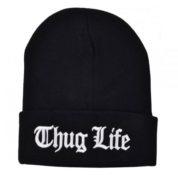 Maz Thug Life Beanie Hat - Black