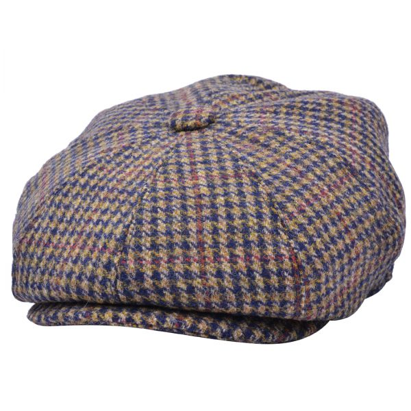 G&H Tweed Newsboy Cap - Brown