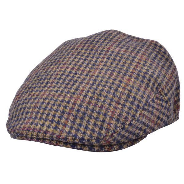 G&H Wool Tweed Flat Cap - Brown