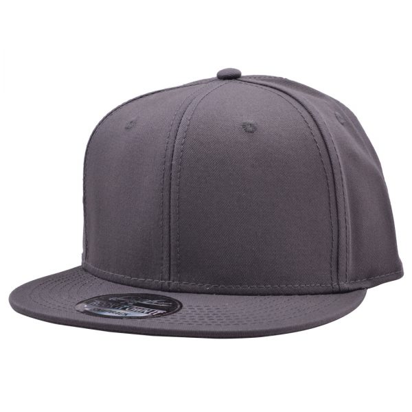 Carbon212 Plain Snapback Cap – Charcoal