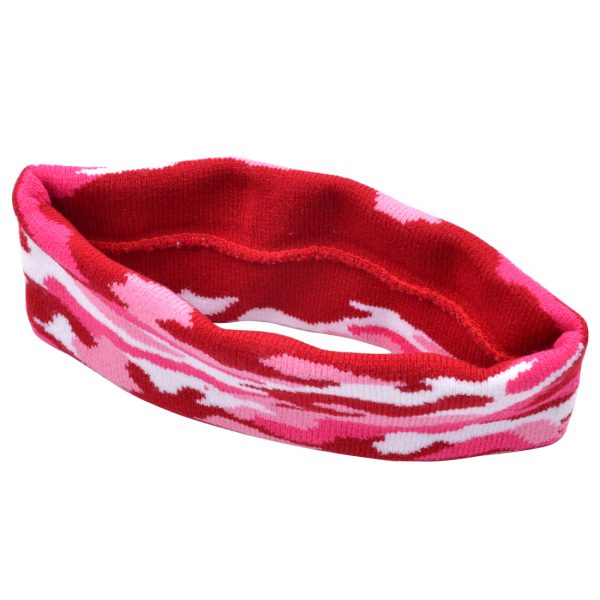 Maz Camouflage Headband - Pink