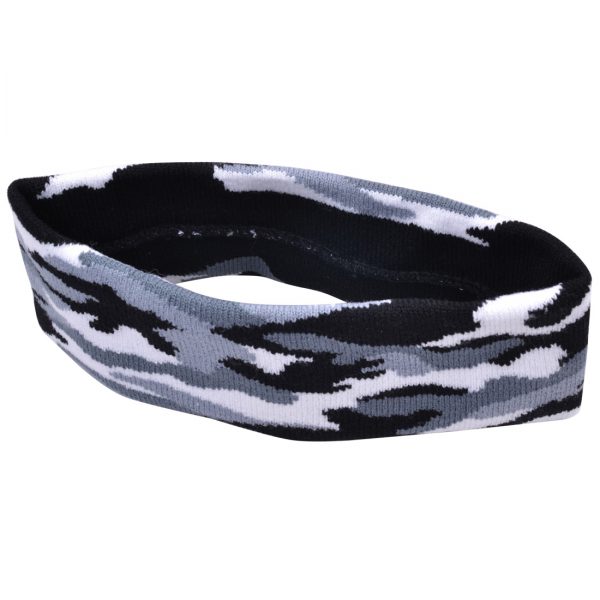 Maz Camouflage Headband - Blk/Wht