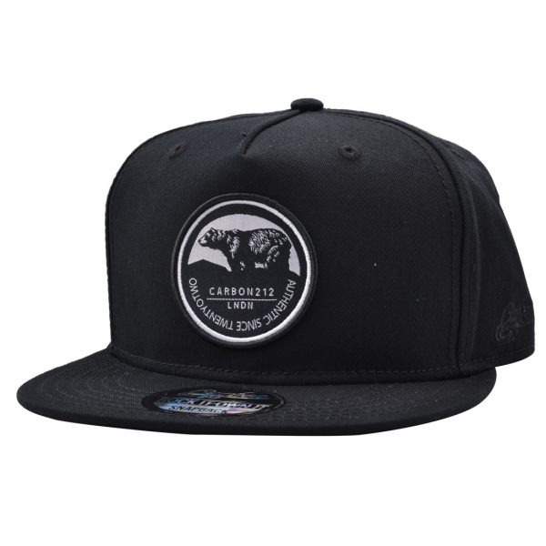 CARBON212 BEAR AUTHENTIC SNAPBACK – BLACK