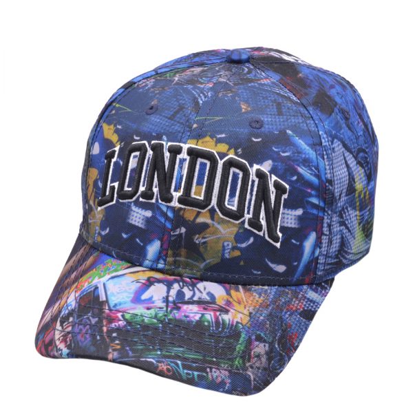 Carbon212 London Urban Graffiti Baseball Cap - Multi-Color