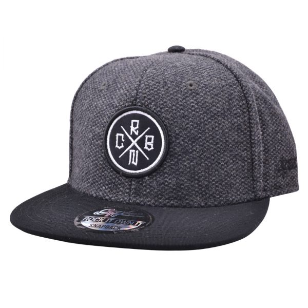 Carbon212 Extreme Edition Round Patch Snapback - Dark- Grey