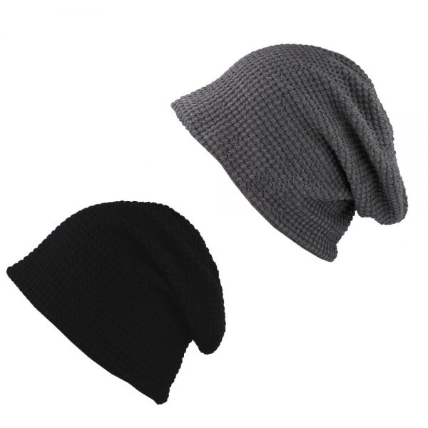 Carbon212 Mountain Long Beanie - Black/Grey