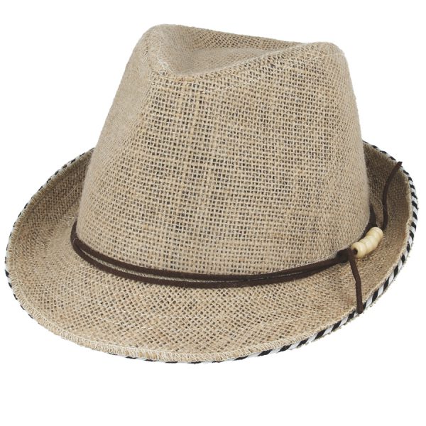 Summer Trilby Hat - Natural