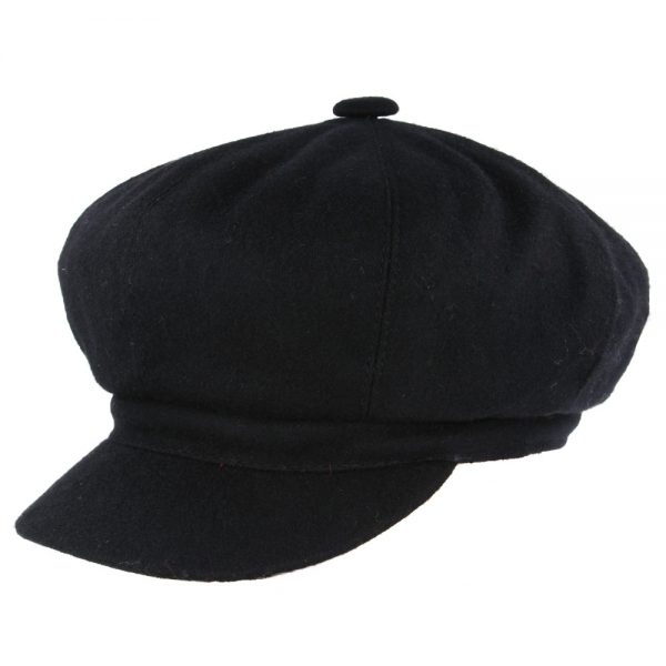 G&H Wool Spitfire Caps - Black
