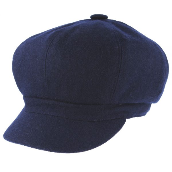 G&H Wool Bakerboy Spitfire Caps - Navy
