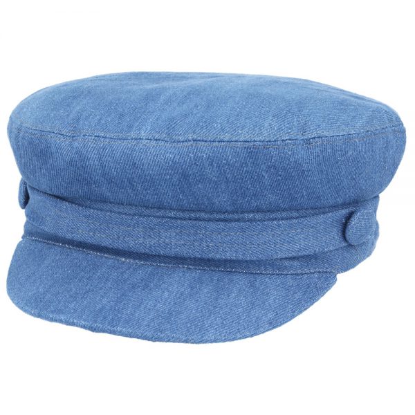 G&H Denim Fiddler Cap - Light-Denim