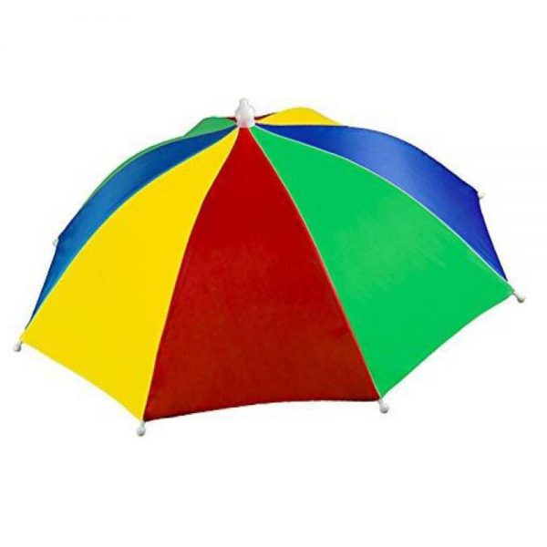 Maz Foldable Headwear Sun Umbrella For Fishing Hiking - Multicolor