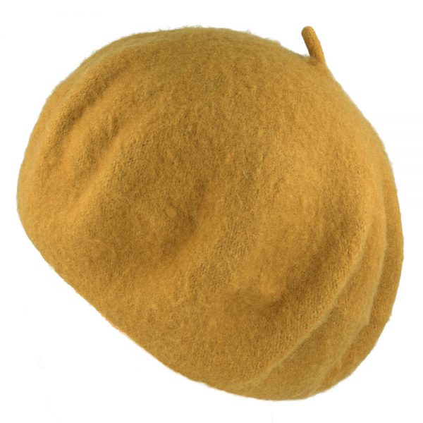 Maz Wool Beret - Mustard
