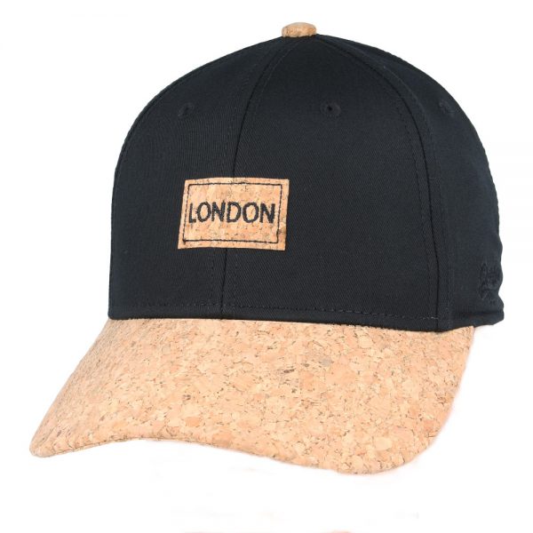 Carbon212 London Cork Baseball Cap - Black