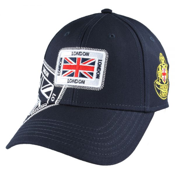 Carbon212 London Union Jack Patch Baseball Caps