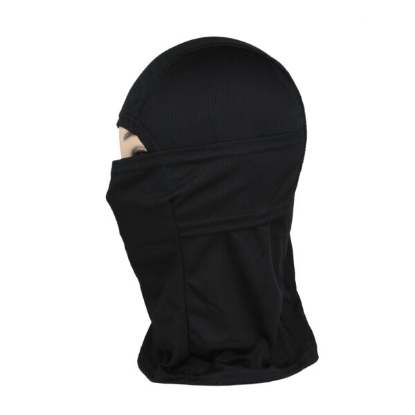 Unisex Ultra Thin Balaclava Neck Warmer For Bike, Motorcycle - Black